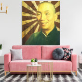 (Het Reusachtige) Grote HoofdPortret van het Man Canvas Afdruk (Insitu (Woonkamer))