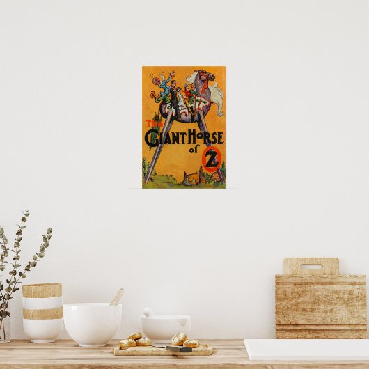 Het reusachtige paard van OZ Poster (Keuken)