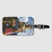 Het reusachtige standbeeld van het Maitreya Boeddh Bagagelabel (Voorkant (horizontaal))