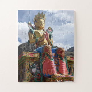 Het reusachtige standbeeld van Maitreya Buddha Jig Legpuzzel