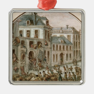 Het Reveillon Riot van april 1789 Metalen Ornament