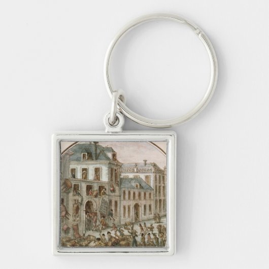 Het Reveillon Riot van april 1789 Sleutelhanger (Voorkant)