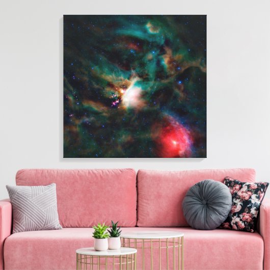 Het Rho Ophiuchi Cloud Complex. Canvas Afdruk (Insitu (Woonkamer))