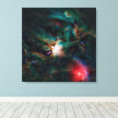 Het Rho Ophiuchi Cloud Complex. Canvas Afdruk (Insitu (Houten vloer))