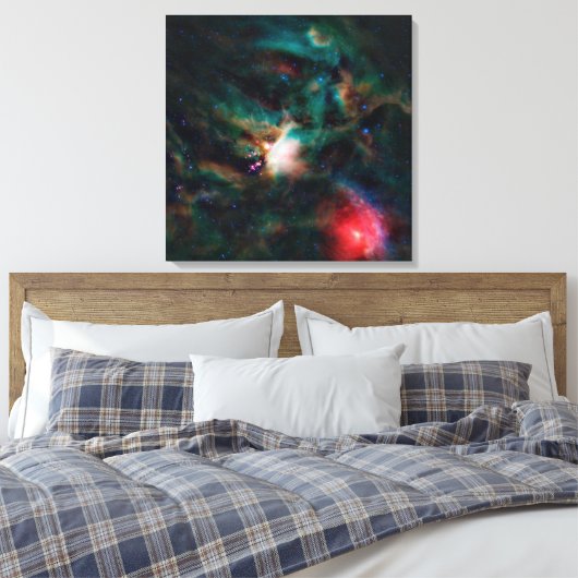 Het Rho Ophiuchi Cloud Complex. Canvas Afdruk (Insitu (Slaapkamer))