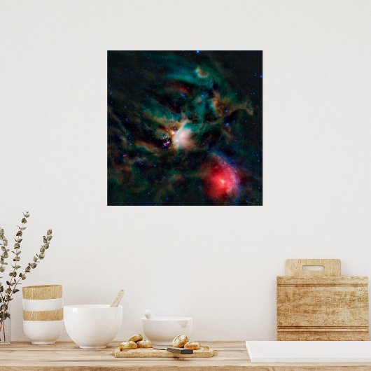 Het Rho Ophiuchi Cloud Complex. Poster (Keuken)