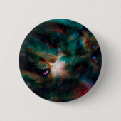 Het Rho Ophiuchi Cloud Complex. Ronde Button 5,7 Cm (Voorkant)