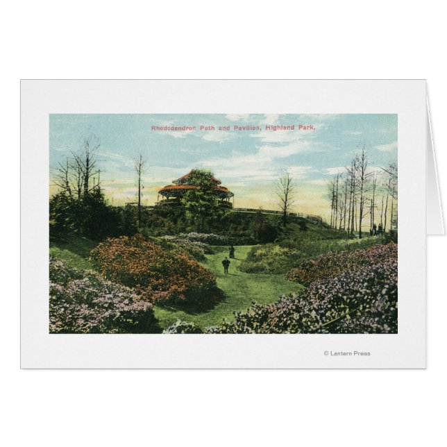 Het Rhododendron Pad en Pavilion van het Highland  (Voorkant Horizontaal)