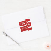 Het richten aan Liefde sparen de Stickers van de D (Envelop)