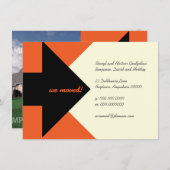 Het richten van Pijl Bewegende Aankondiging en Uit (Voorkant / Achterkant)