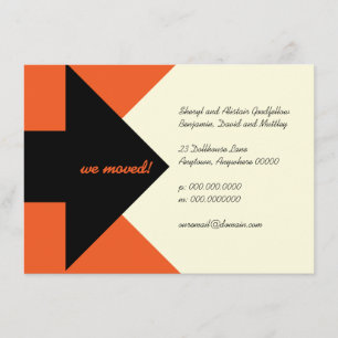 Het richten van Pijl Bewegende Aankondiging en Uit