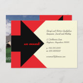 Het richten van Pijl Bewegende Aankondiging en Uit (Voorkant / Achterkant)