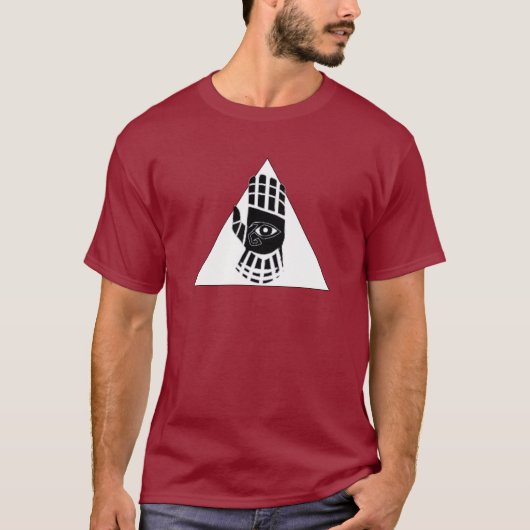 Het Ridders van Helm Crest T-shirt (Voorkant)