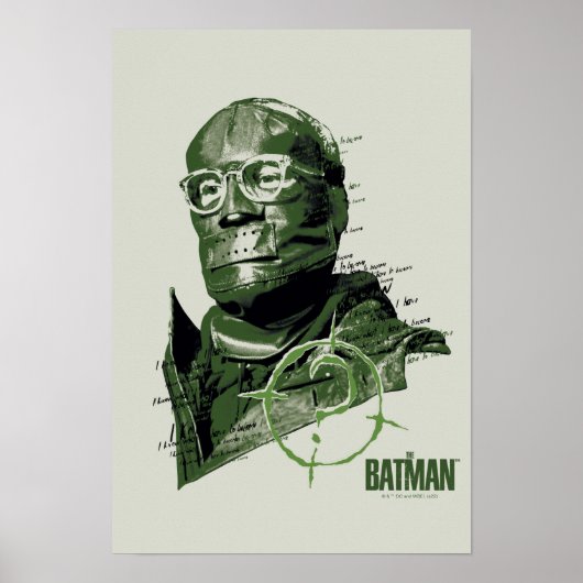 Het Riddler Karakter Grafisch Poster (Voorkant)