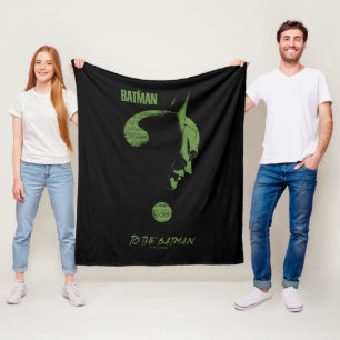Het Riddler-vraagteken "To the Batman" Fleece Deken