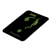 Het Riddler-vraagteken "To the Batman" Magneet (Linkerzijde)