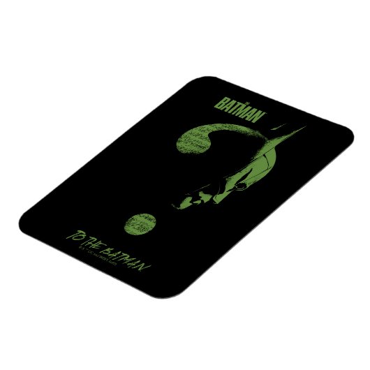 Het Riddler-vraagteken "To the Batman" Magneet (Linkerzijde)