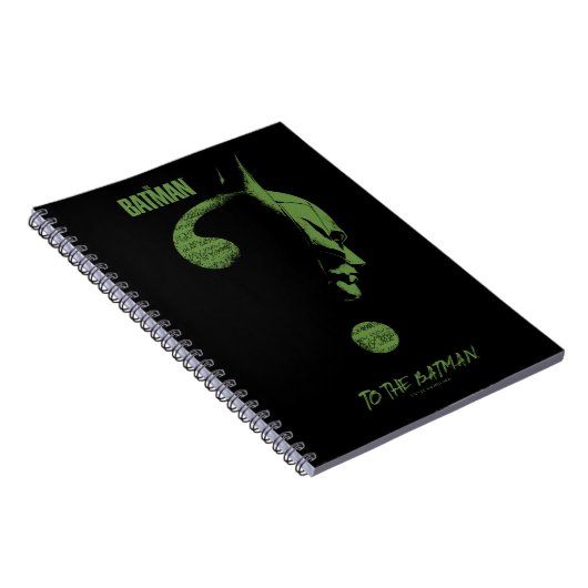 Het Riddler-vraagteken "To the Batman" Notitieboek (Rechterzijde)
