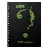 Het Riddler-vraagteken "To the Batman" Notitieboek (Voorkant)