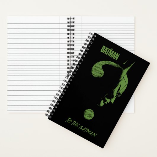 Het Riddler-vraagteken "To the Batman" Notitieboek (Binnen)
