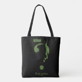 Het Riddler-vraagteken "To the Batman" Tote Bag (Achterkant)