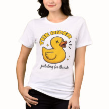 Het Rider Bestie T-shirt, Grappig Rubber Eend Tee