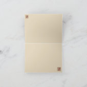 Het Riet van het Snoep van Kerstmis van de Streep Feestdagen Kaart (Binnen)