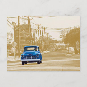 Het rijden door het centrum van Georgetown, Texas Briefkaart