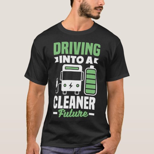 Het rijden in een schonere toekomst Elektrische Vo T-shirt (Voorkant)