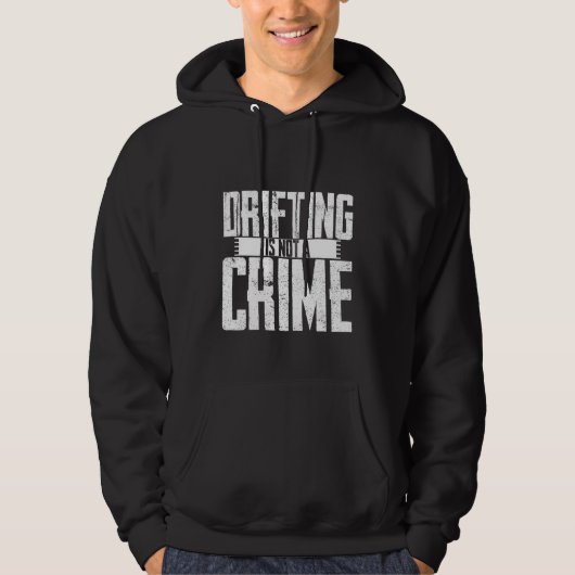 Het rijden is geen misdaad hoodie (Voorkant)