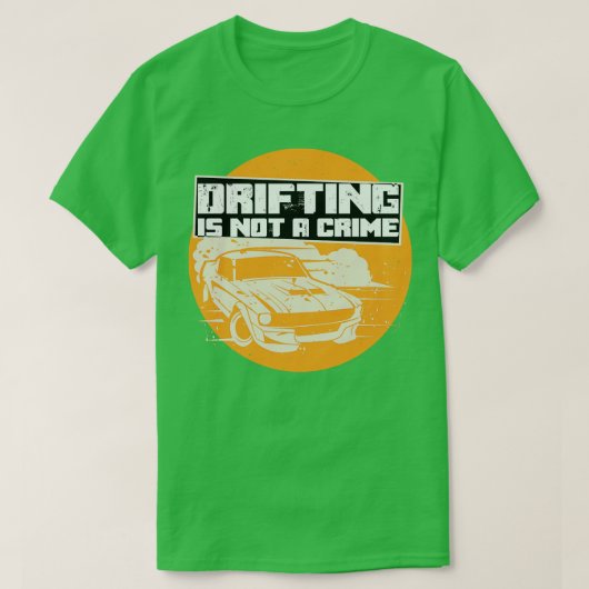 Het rijden is geen misdaad t-shirt (Design voorkant)