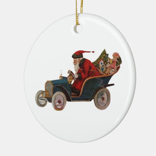 Het rijden Santa Ornament (Links)