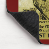 Het Rijk heeft Mannen nodig Muismat (Hoek)