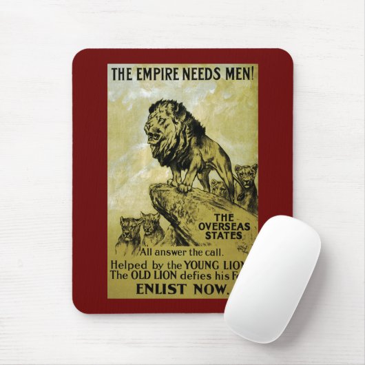 Het Rijk heeft Mannen nodig Muismat (Met muis)