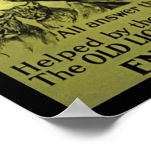 Het Rijk heeft Mannen nodig Poster (Hoek)