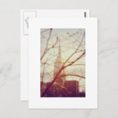 Het rijk State Building, NYC Briefkaart (Voorkant / Achterkant)