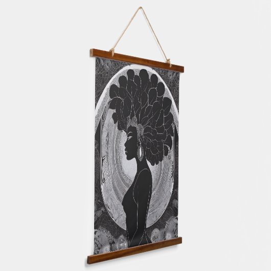 Het rijk van de raadsels hangend wandkleed (Gebogen)