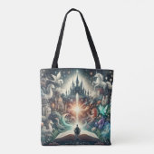 Het rijk van de verbeelding: Fantasy Books Tote Bag (Achterkant)