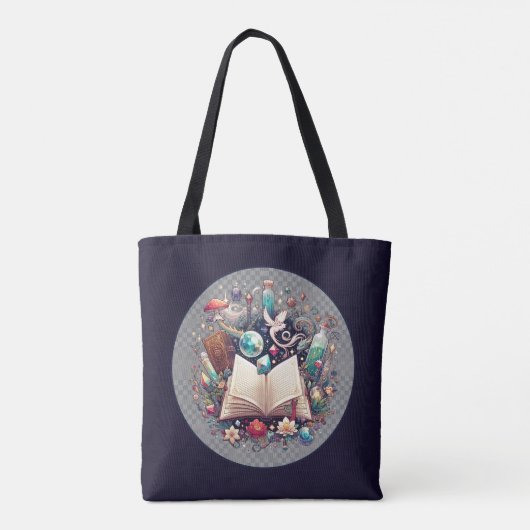 Het rijk van de verbeelding: Fantasy Books Tote Bag (Achterkant)
