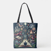 Het rijk van de verbeelding: Fantasy Books Tote Bag (Achterkant)