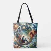 Het rijk van de verbeelding: Fantasy Books Tote Bag (Achterkant)