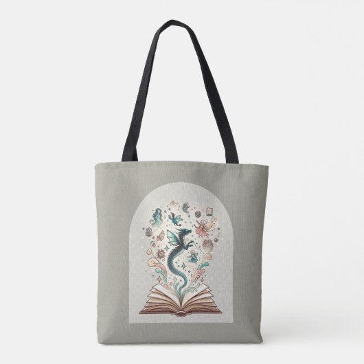 Het rijk van de verbeelding: Fantasy Books Tote Bag (Achterkant)