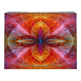 Het rijk van de zonnebloem kunst kalender