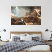 Het Rijk: Vernietiging door Thomas Cole Canvas Afdruk (Insitu (Slaapkamer))