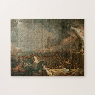 Het Rijk - Vernietiging door Thomas Cole Legpuzzel