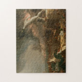 Het Rijk - Vernietiging door Thomas Cole Legpuzzel (Verticaal)