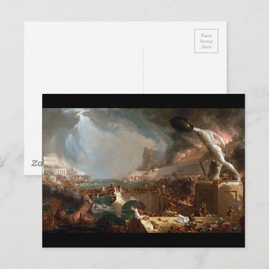 Het Rijk: Vernietiging Thomas Cole Briefkaart (Voorkant / Achterkant)