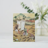 Het rijstverhaal briefkaart (Staand voorkant)