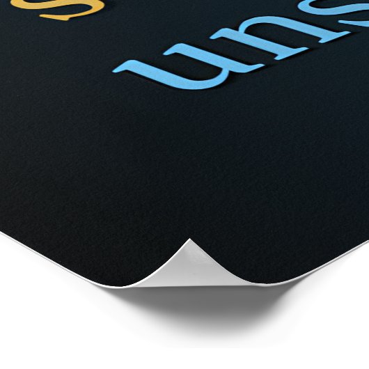 Het rimpeleffect poster (Hoek)