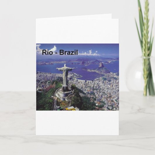 Het Rio de Janeiro van Brazilië (St.K.) Kaart (Voorkant)